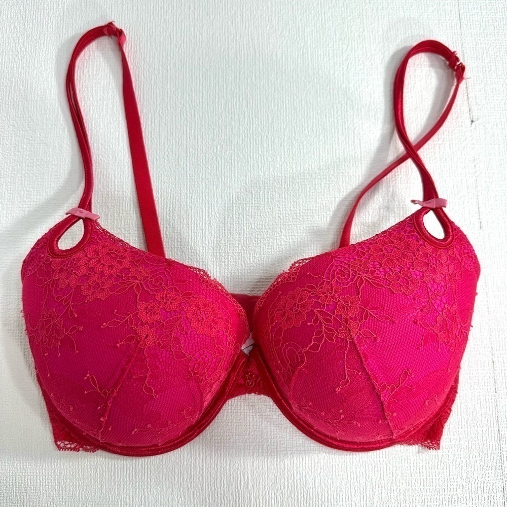 Victoria’s secret push up bra pink size 34DD